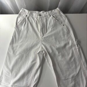 White Cargo Pants